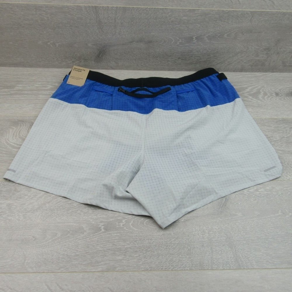 Nike Flex Stride 5" Mens Trail Running Shorts Size XL Blue Grey NEW - Picture 6 of 12